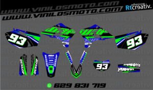 ADHESIVOS Y PEGATINAS DE VINILO YAMAHA ENDURO Y CROSS Rt007-06