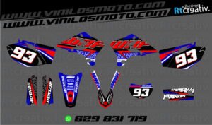 ADHESIVOS Y PEGATINAS DE VINILO YAMAHA ENDURO Y CROSS Rt007-08