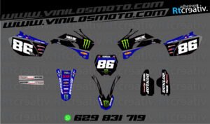 ADHESIVOS Y PEGATINAS DE VINILO YAMAHA ENDURO Y CROSS Rt010-01