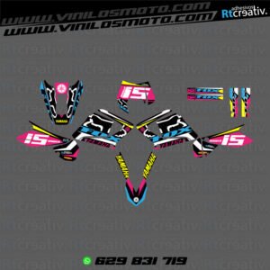 ADHESIVOS Y PEGATINAS DE VINILO YAMAHA ENDURO Y CROSS Rt011-01