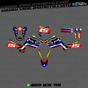ADHESIVOS Y PEGATINAS DE VINILO YAMAHA ENDURO Y CROSS Rt011-03