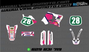 ADHESIVOS Y PEGATINAS DE VINILO YAMAHA ENDURO Y CROSS Rt015-01