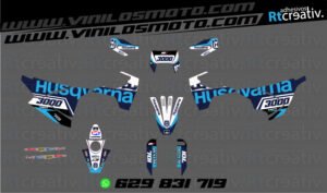 ADHESIVOS Y PEGATINAS DE VINILO HUSQVARNA ENDURO Y CROSS Rt001-03