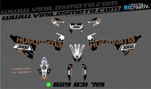 ADHESIVOS Y PEGATINAS DE VINILO HUSQVARNA ENDURO Y CROSS Rt001-05