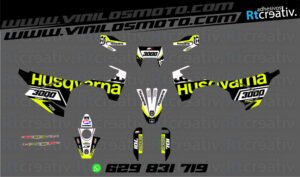 ADHESIVOS Y PEGATINAS DE VINILO HUSQVARNA ENDURO Y CROSS Rt001-07