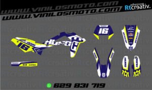 ADHESIVOS Y PEGATINAS DE VINILO HUSQVARNA ENDURO Y CROSS Rt002-01