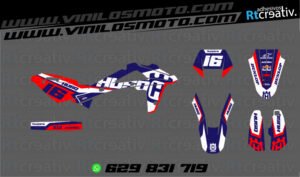 ADHESIVOS Y PEGATINAS DE VINILO HUSQVARNA ENDURO Y CROSS Rt002-02