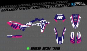 ADHESIVOS Y PEGATINAS DE VINILO HUSQVARNA ENDURO Y CROSS Rt002-03