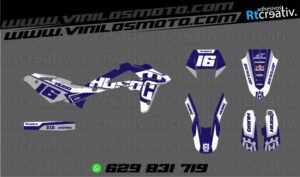 ADHESIVOS Y PEGATINAS DE VINILO HUSQVARNA ENDURO Y CROSS Rt002-04