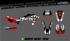 ADHESIVOS Y PEGATINAS DE VINILO HUSQVARNA ENDURO Y CROSS Rt002-05