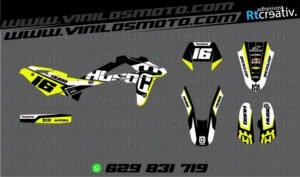 ADHESIVOS Y PEGATINAS DE VINILO HUSQVARNA ENDURO Y CROSS Rt002-06