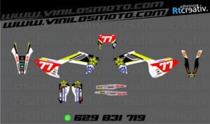 ADHESIVOS Y PEGATINAS DE VINILO HUSQVARNA ENDURO Y CROSS Rt003-01