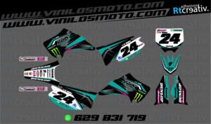 ADHESIVOS Y PEGATINAS DE VINILO KAWASAKI ENDURO Y CROSS Rt003-03