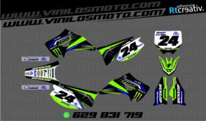 ADHESIVOS Y PEGATINAS DE VINILO KAWASAKI ENDURO Y CROSS Rt003-06