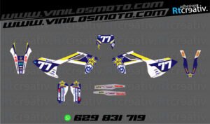 ADHESIVOS Y PEGATINAS DE VINILO HUSQVARNA ENDURO Y CROSS Rt003-08