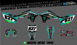 ADHESIVOS Y PEGATINAS DE VINILO KAWASAKI ENDURO Y CROSS Rt004-06