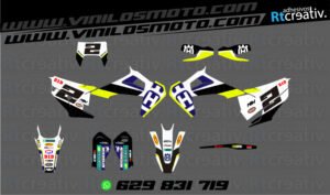 ADHESIVOS Y PEGATINAS DE VINILO HUSQVARNA ENDURO Y CROSS Rt005-01