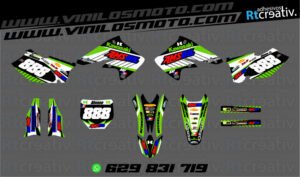 ADHESIVOS Y PEGATINAS DE VINILO KAWASAKI ENDURO Y CROSS Rt005-03