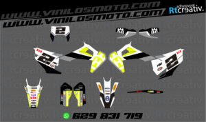 ADHESIVOS Y PEGATINAS DE VINILO HUSQVARNA ENDURO Y CROSS Rt005-04