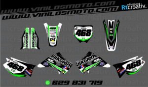ADHESIVOS Y PEGATINAS DE VINILO KAWASAKI ENDURO Y CROSS Rt006-01