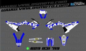 ADHESIVOS Y PEGATINAS DE VINILO GAS GAS ENDURO Y CROSS Rt008-02