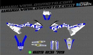 ADHESIVOS Y PEGATINAS DE VINILO GAS GAS ENDURO Y CROSS Rt008-06