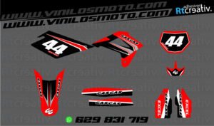 ADHESIVOS Y PEGATINAS DE VINILO GAS GAS ENDURO Y CROSS Rt009-01