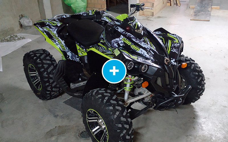 ADHESIVOS Y PEGATINAS DE VINILO PARA CAN-AM RENEGADE 800 Rt001