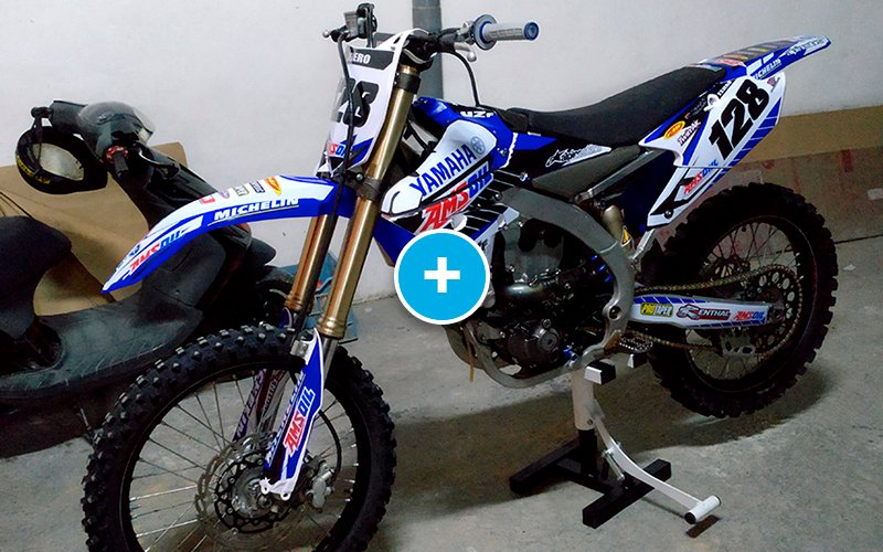 ADHESIVOS Y PEGATINAS DE VINILO YAMAHA ENDURO Y CROSS Rt002