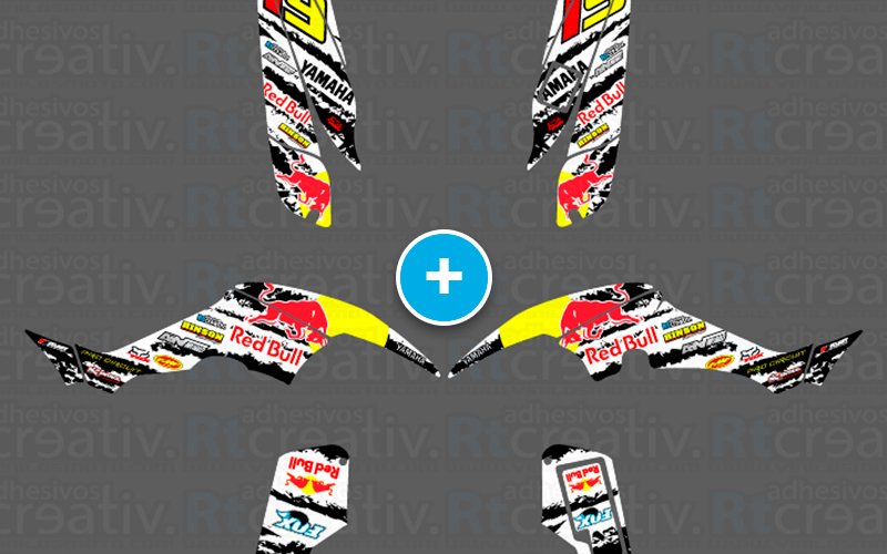 ADHESIVOS Y PEGATINAS DE VINILO PARA YAMAHA RAPTOR 350 Rt002
