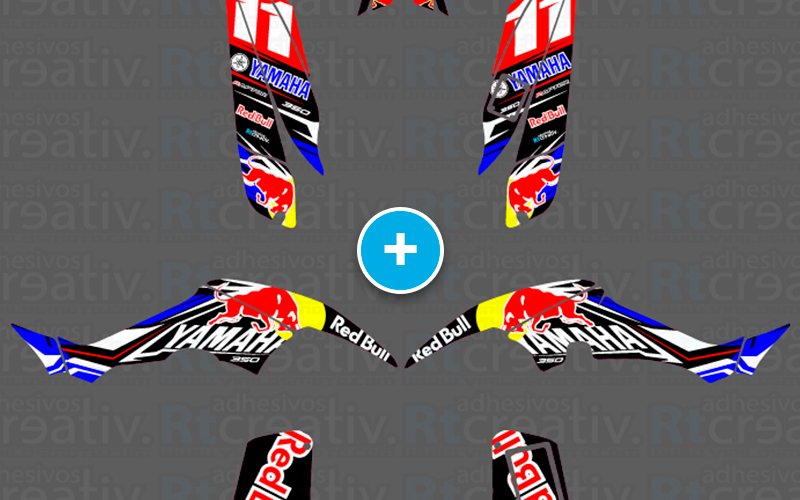 ADHESIVOS Y PEGATINAS DE VINILO PARA YAMAHA RAPTOR 350 Rt003