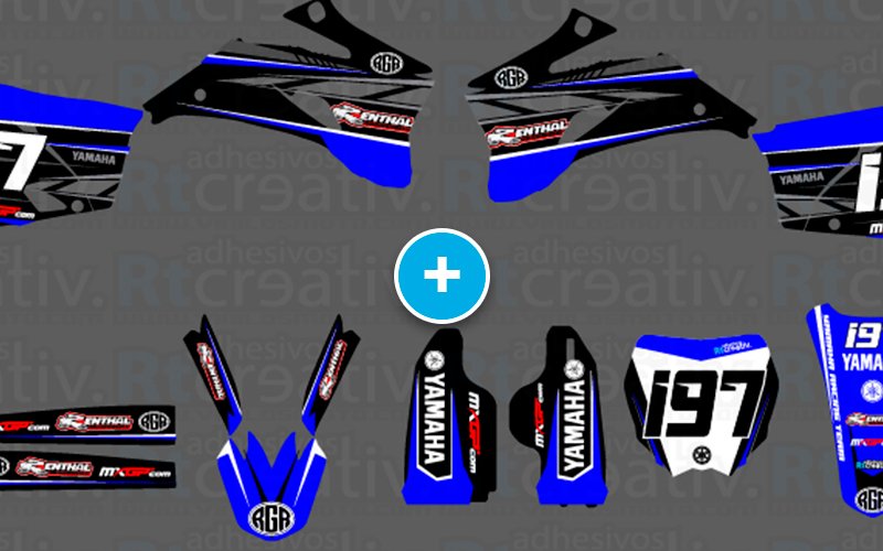 ADHESIVOS Y PEGATINAS DE VINILO YAMAHA ENDURO Y CROSS Rt004
