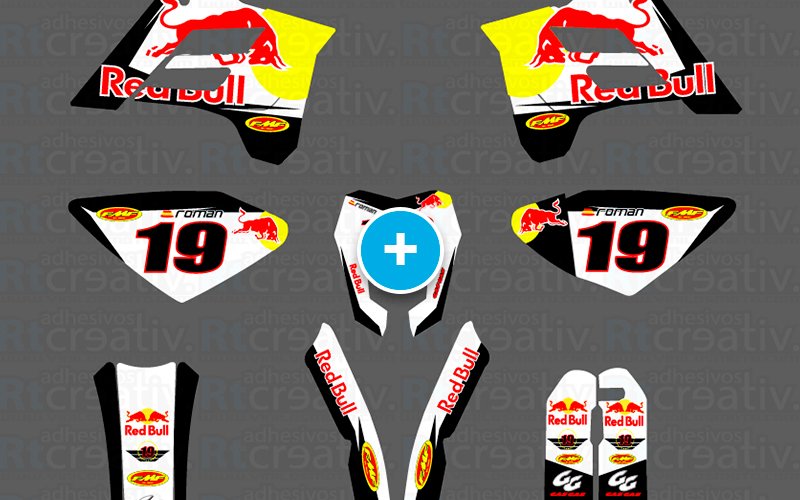 ADHESIVOS Y PEGATINAS DE VINILO GAS GAS ENDURO Y CROSS Rt004
