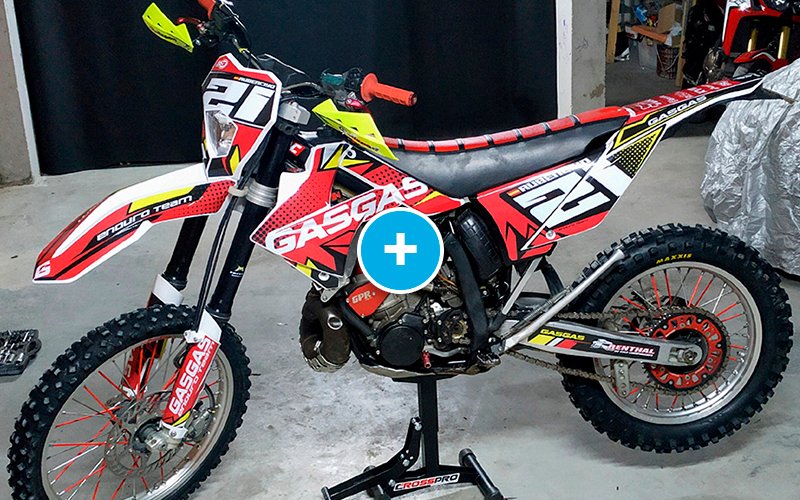 ADHESIVOS Y PEGATINAS DE VINILO GAS GAS ENDURO Y CROSS Rt005