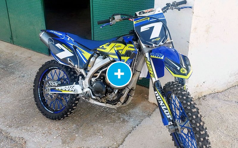 ADHESIVOS Y PEGATINAS DE VINILO YAMAHA ENDURO Y CROSS Rt007