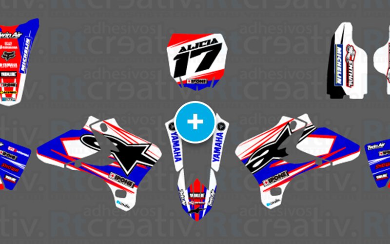 ADHESIVOS Y PEGATINAS DE VINILO YAMAHA ENDURO Y CROSS Rt016