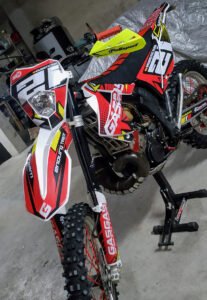 ADHESIVOS Y PEGATINAS DE VINILO GAS GAS ENDURO Y CROSS Rt005-01