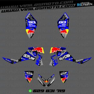 ADHESIVOS Y PEGATINAS DE VINILO PARA POLARIS OUTLAW 525 Rt001-09