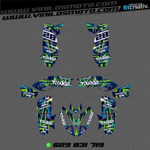 ADHESIVOS Y PEGATINAS DE VINILO PARA POLARIS PREDATOR 500 Rt001-01