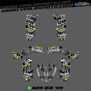 ADHESIVOS Y PEGATINAS DE VINILO PARA POLARIS PREDATOR 500 Rt001-04