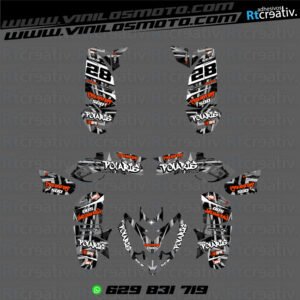 ADHESIVOS Y PEGATINAS DE VINILO PARA POLARIS PREDATOR 500 Rt001-05