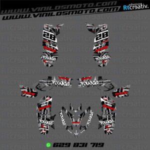 ADHESIVOS Y PEGATINAS DE VINILO PARA POLARIS PREDATOR 500 Rt001-06