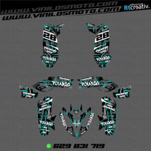 ADHESIVOS Y PEGATINAS DE VINILO PARA POLARIS PREDATOR 500 Rt001-09