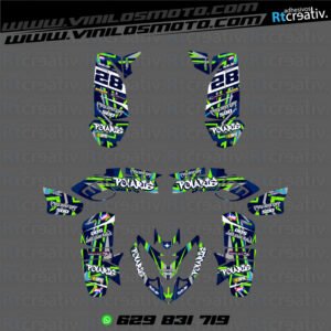 ADHESIVOS Y PEGATINAS DE VINILO PARA POLARIS PREDATOR 500 Rt001-13