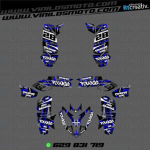 ADHESIVOS Y PEGATINAS DE VINILO PARA POLARIS PREDATOR 500 Rt001-16