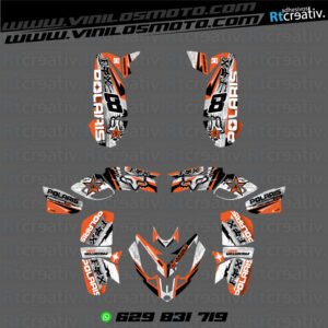 ADHESIVOS Y PEGATINAS DE VINILO PARA POLARIS PREDATOR 500 Rt003-02