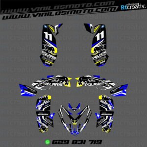 ADHESIVOS Y PEGATINAS DE VINILO PARA POLARIS PREDATOR 500 Rt004-12