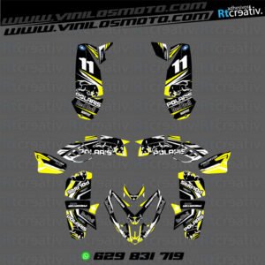 ADHESIVOS Y PEGATINAS DE VINILO PARA POLARIS PREDATOR 500 Rt004-13