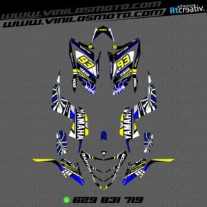 ADHESIVOS Y PEGATINAS DE VINILO PARA YAMAHA RAPTOR 700 Rt005-06