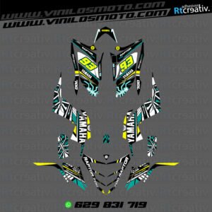 ADHESIVOS Y PEGATINAS DE VINILO PARA YAMAHA RAPTOR 700 Rt005-08